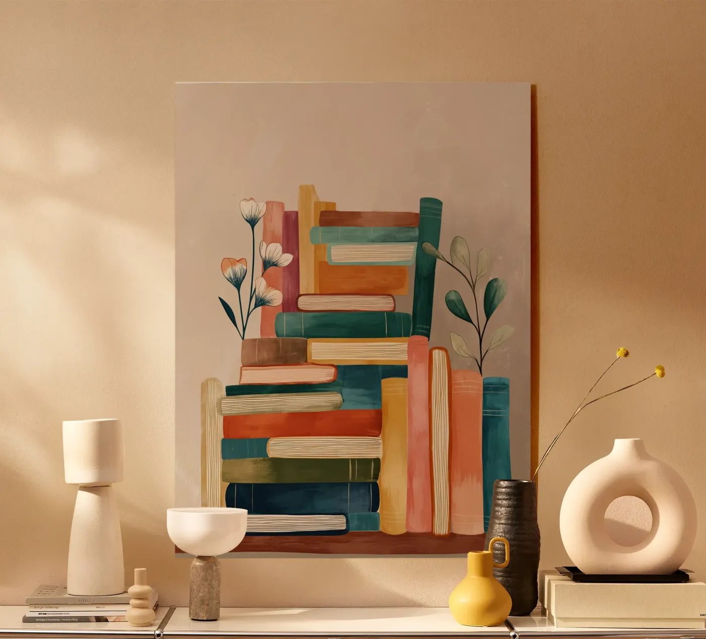Botanical Bookshelf Stack plexiglass da Freya