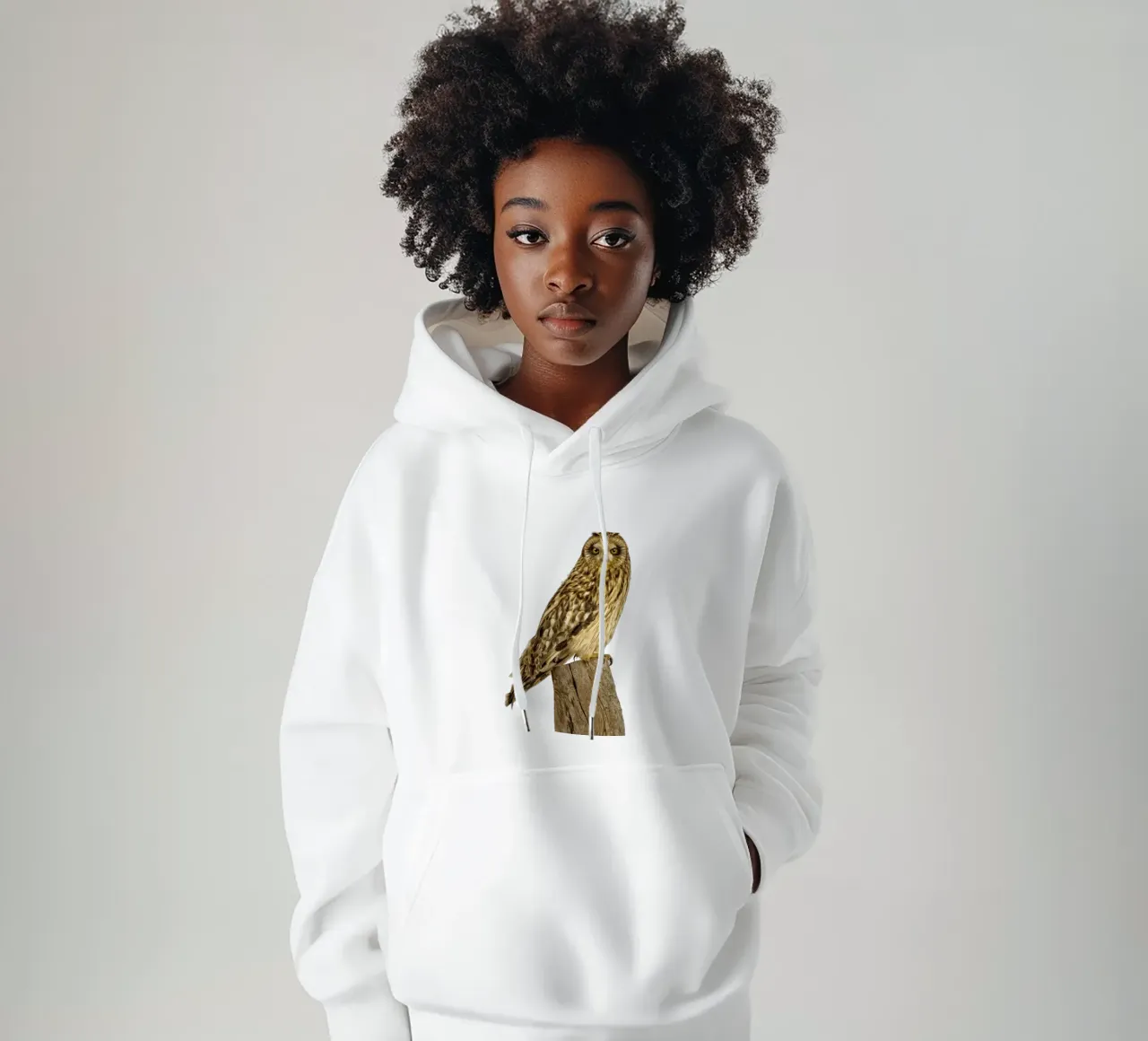 Gufo felpa con cappuccio da Curious Collections by Marielle Leenders