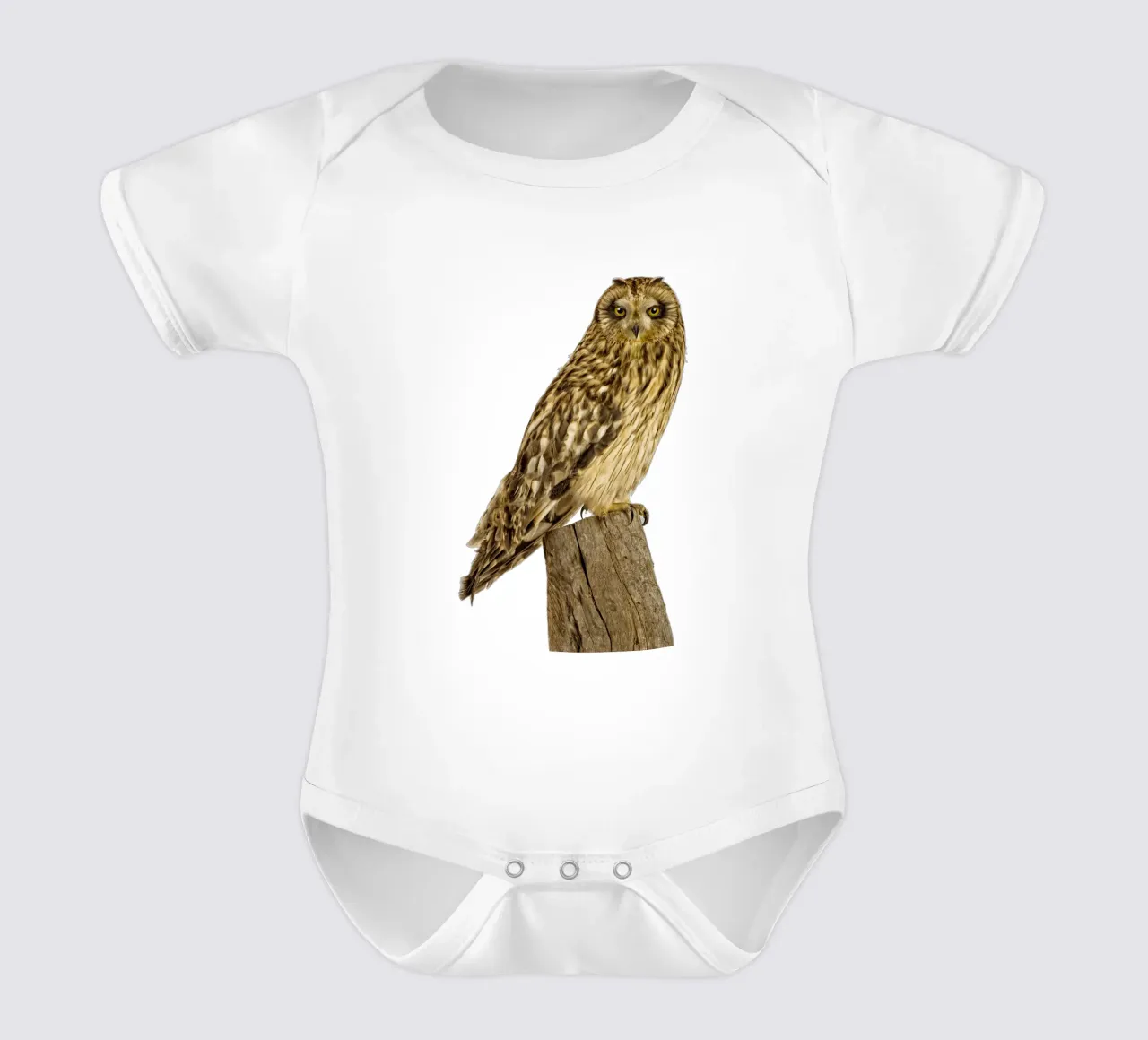 Gufo body neonato maniche corte da Curious Collections by Marielle Leenders