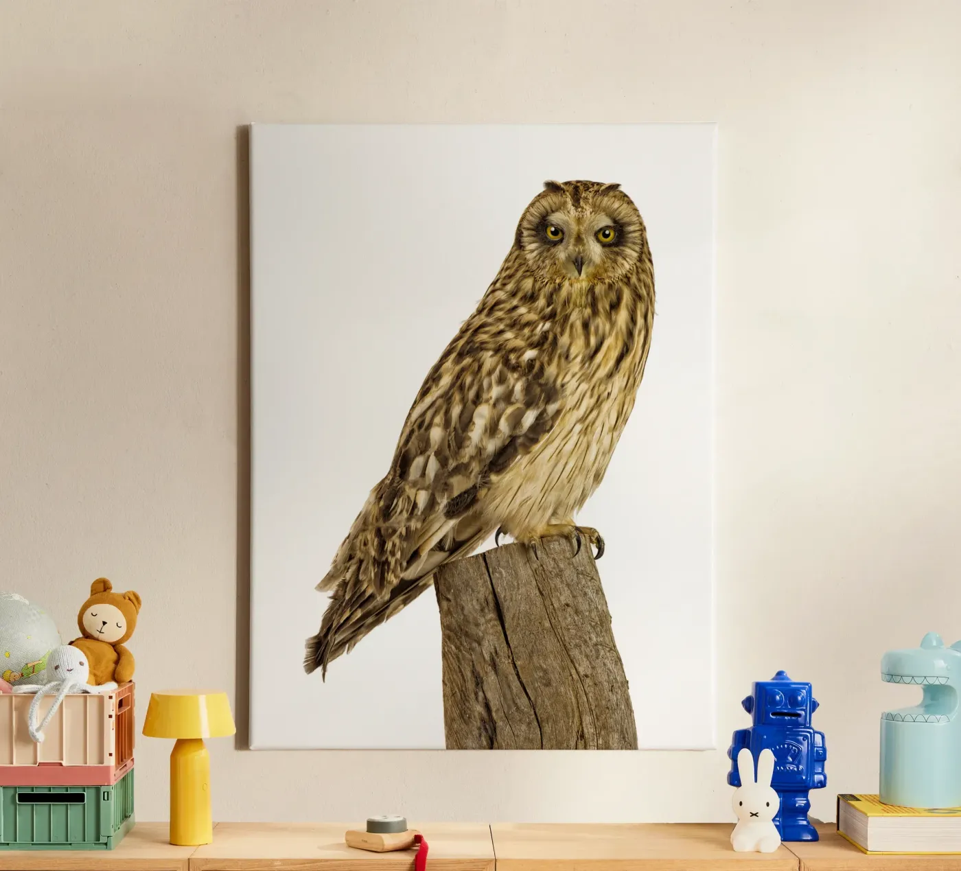 Owl canvas by Curious Collections by Marielle Leenders