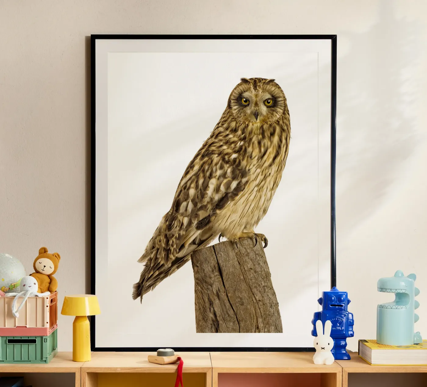 Uil poster van Curious Collections by Marielle Leenders