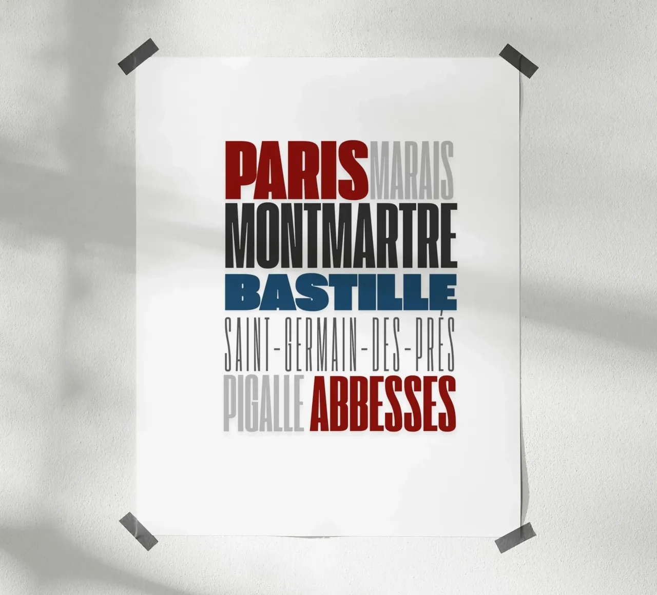 Paris poster da Magdalena Martin Photography