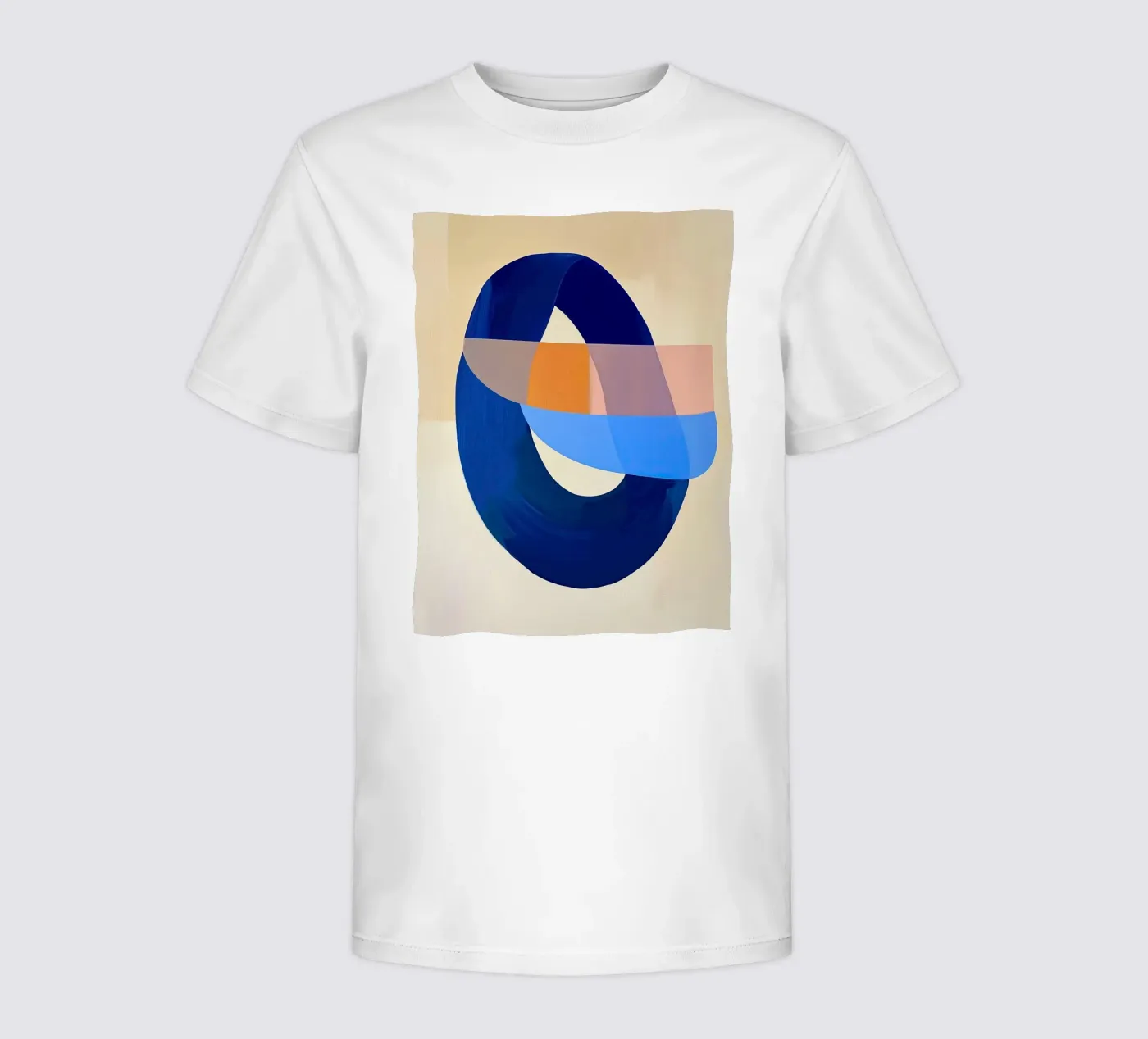 Blue Loop Abstract t-shirt bambini da Nadjaa