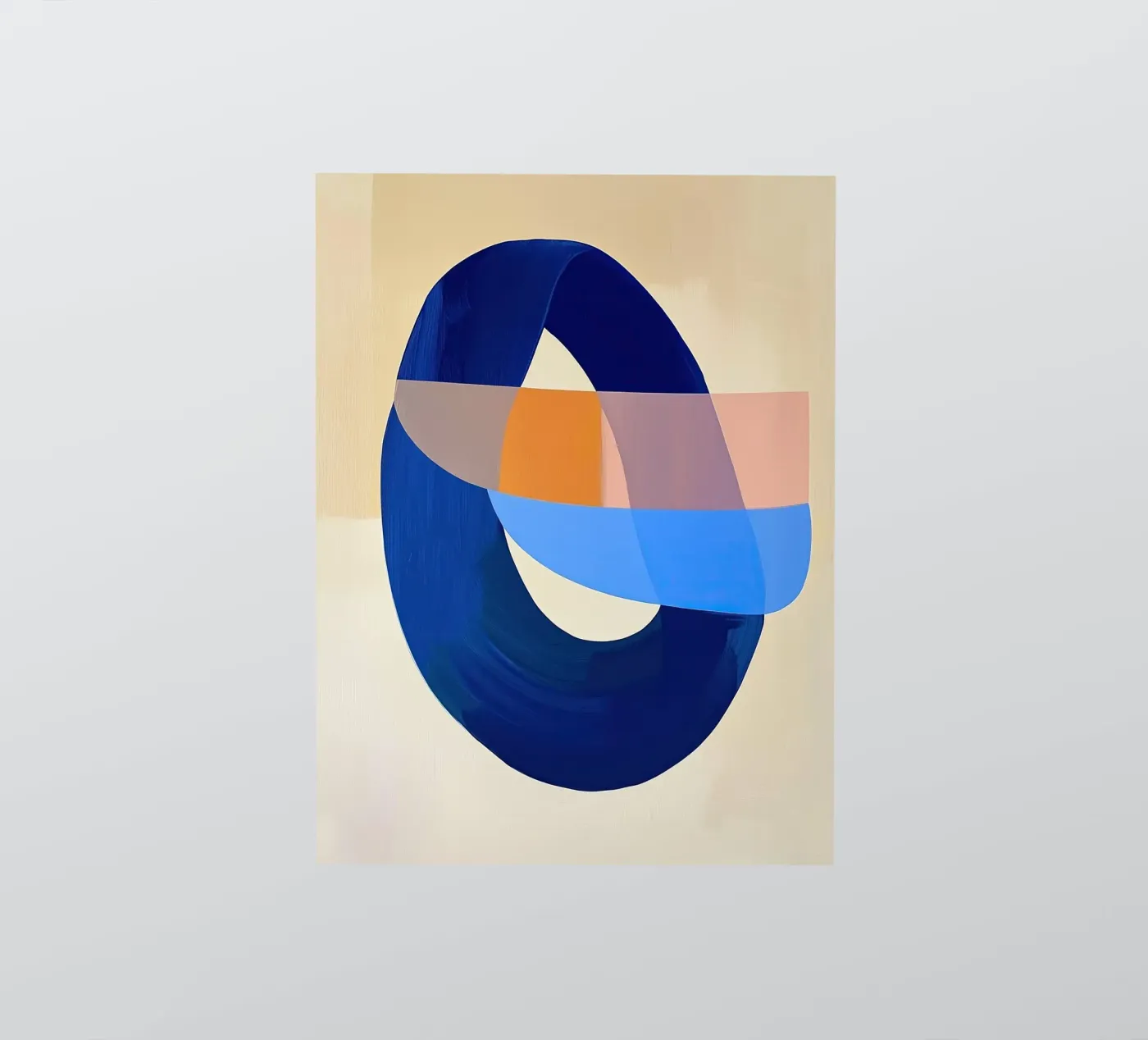 Blue Loop Abstract sticker by Nadjaa