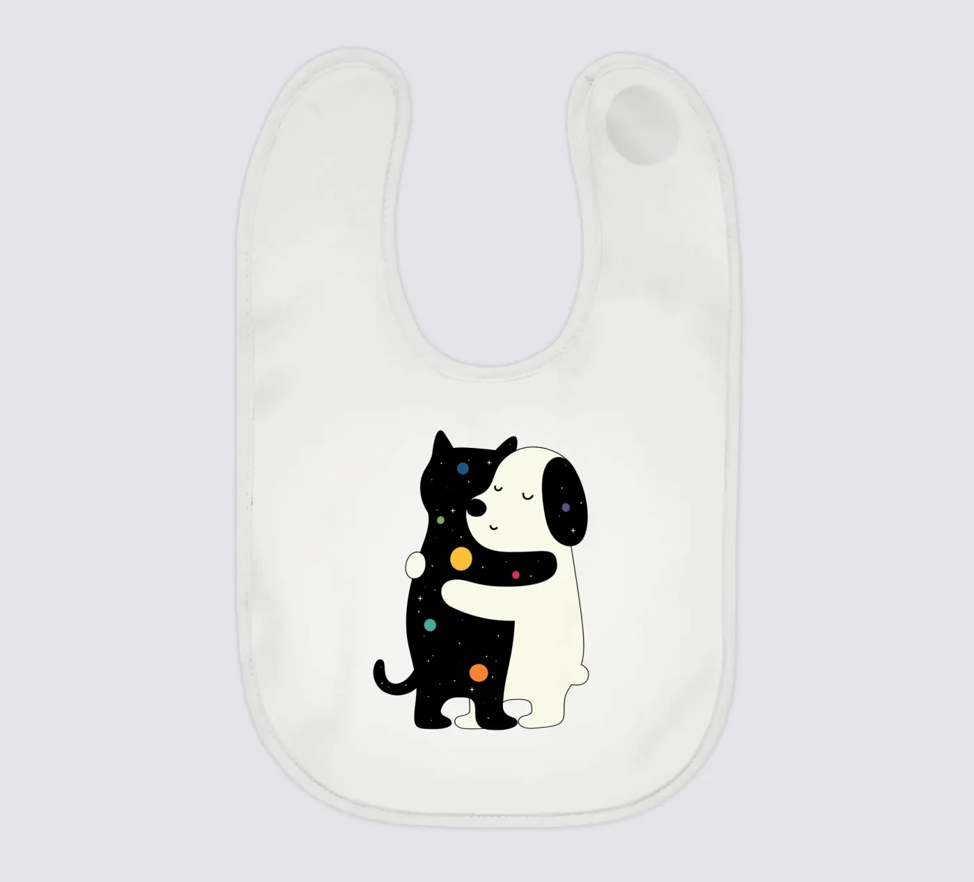 Universal Language baby bib by Andy Westface