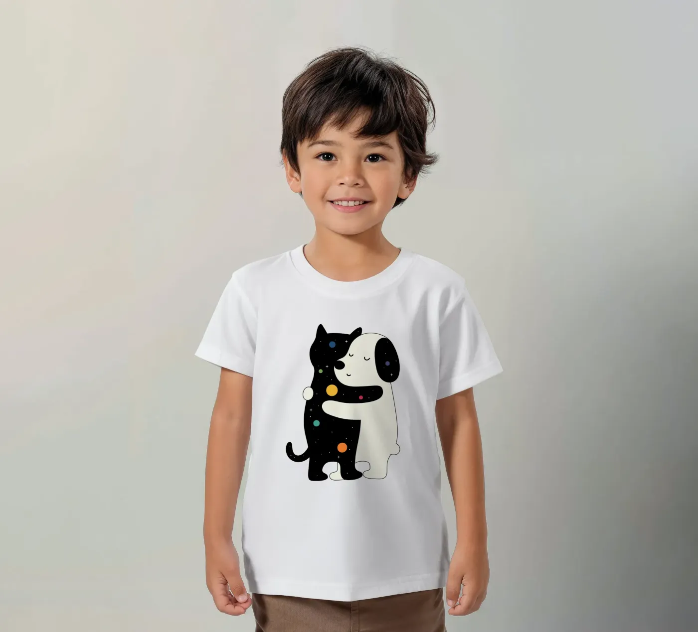 Universal Language kinder t-shirt van Andy Westface