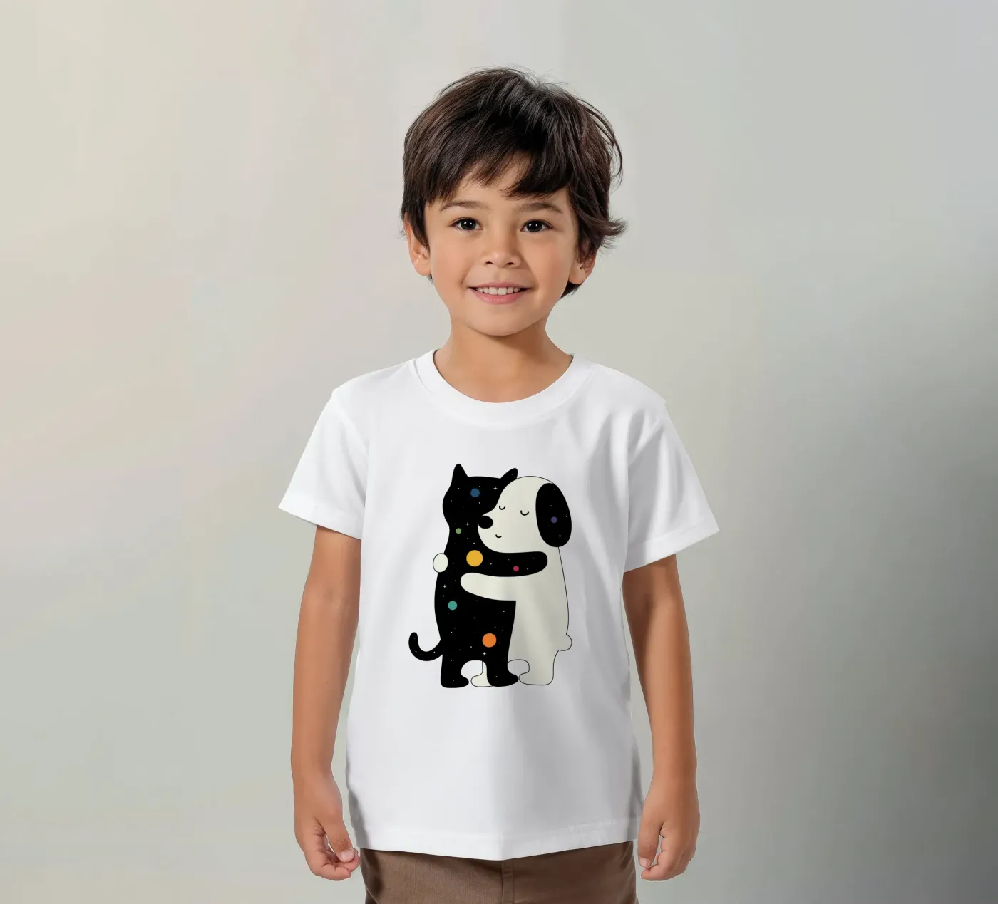 Universal Language kinder t-shirt van Andy Westface