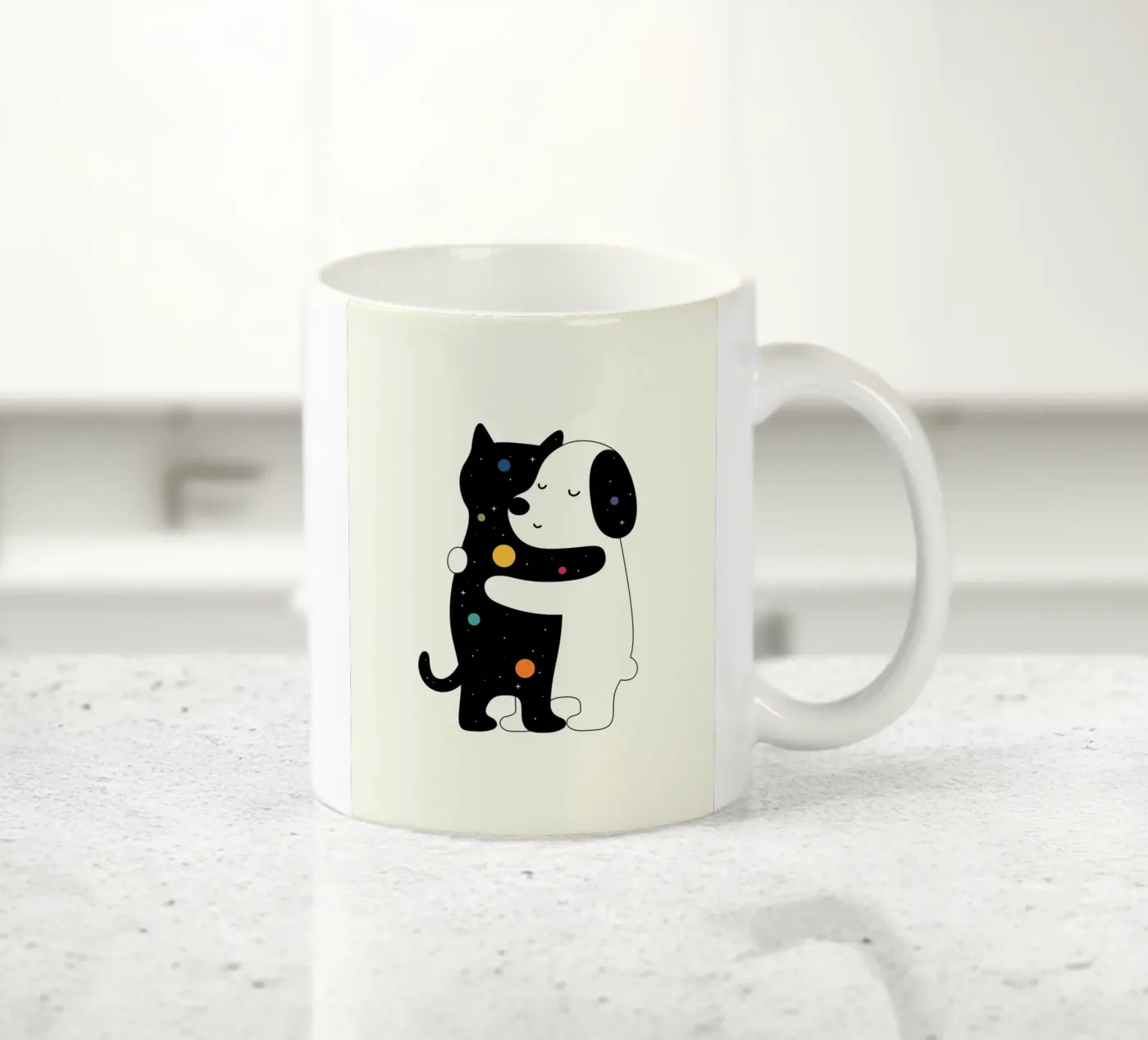 Universal Language ceramic mug by Andy Westface
