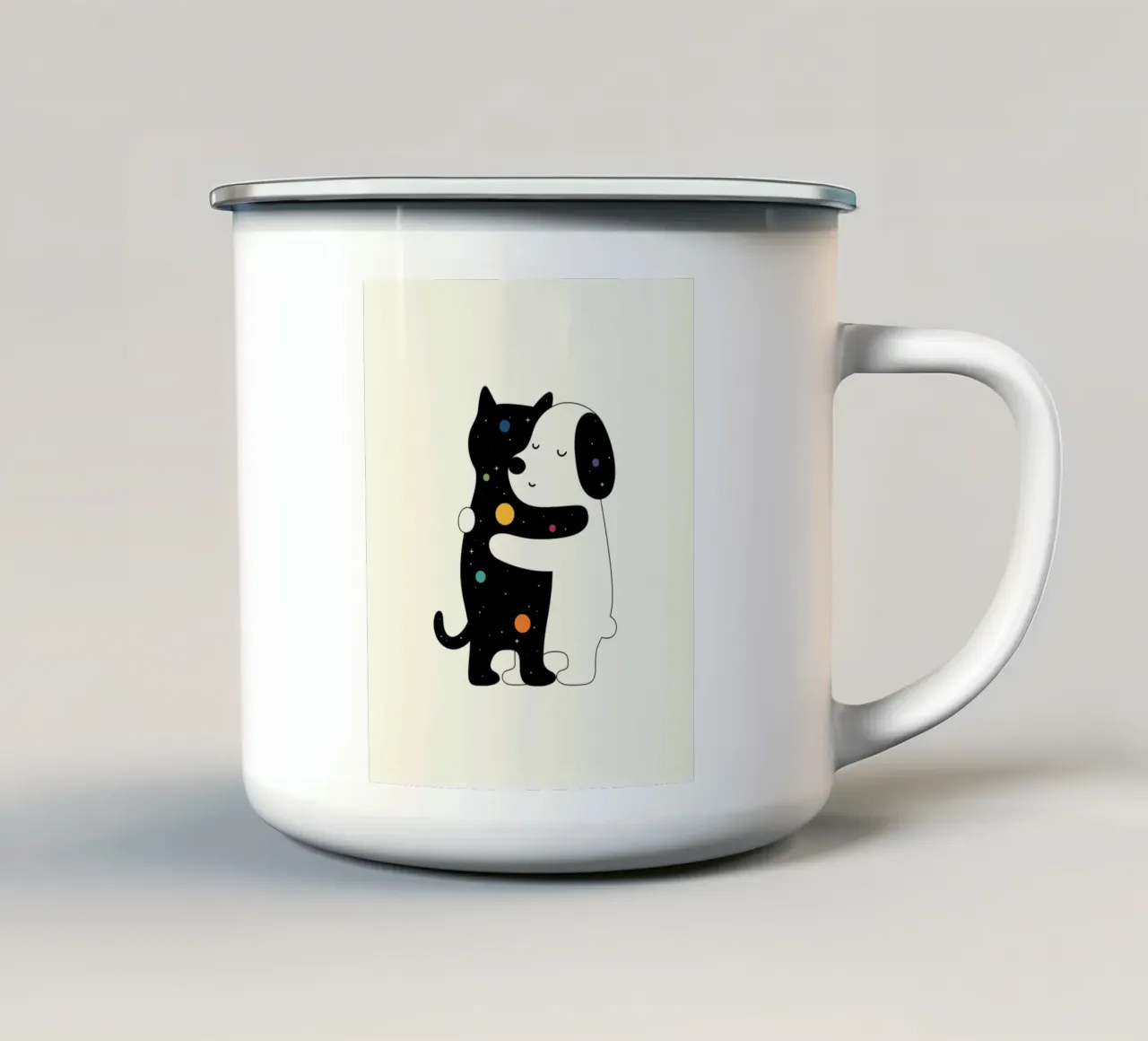 Linguaggio universale tazza in smalto da Andy Westface