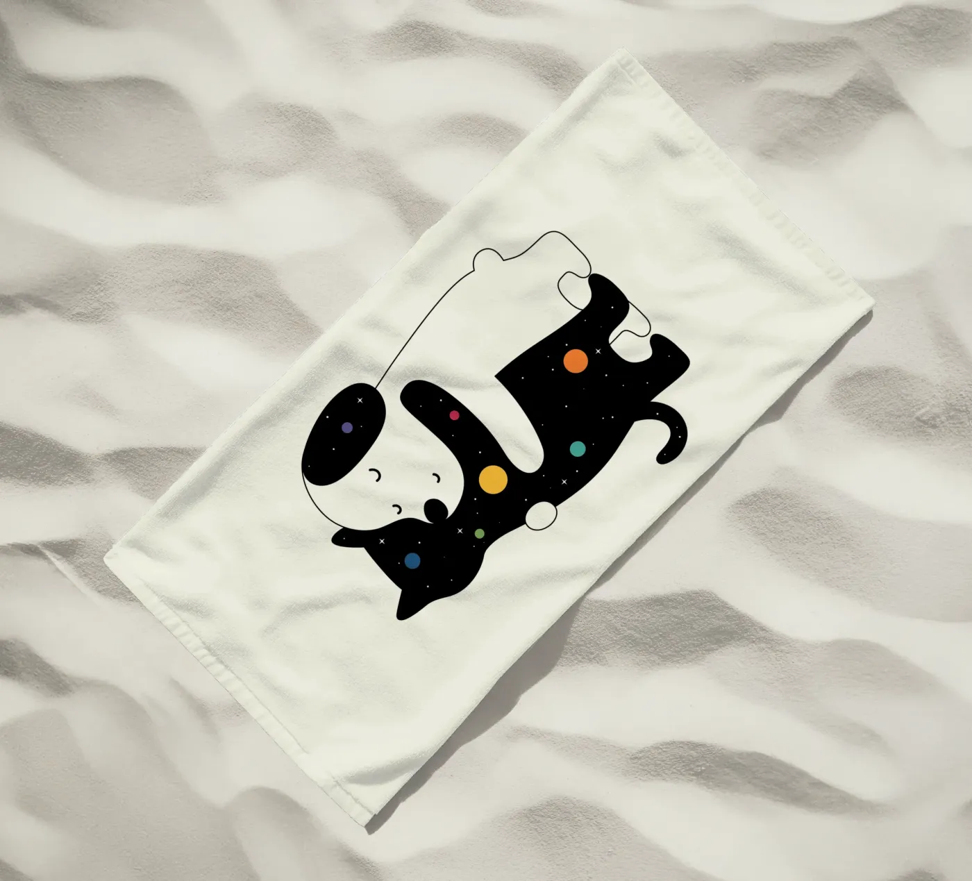 Universal Language strandhanddoek van Andy Westface