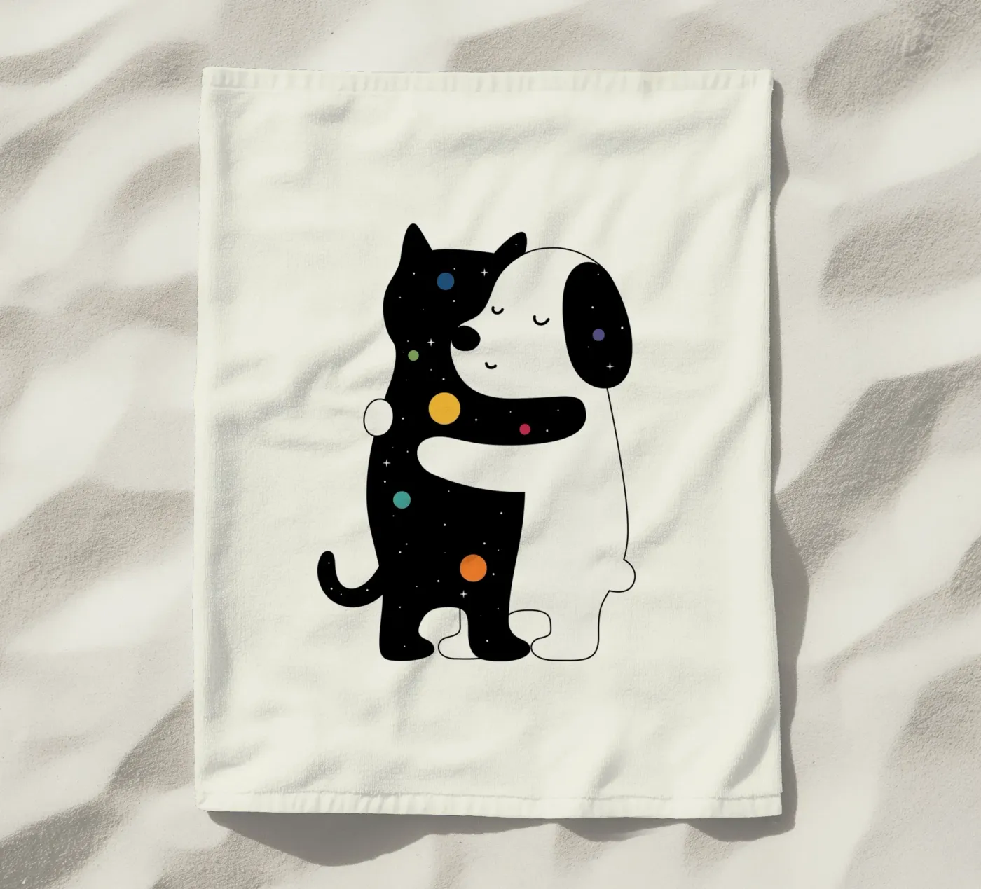 Universal Language strandhanddoek van Andy Westface