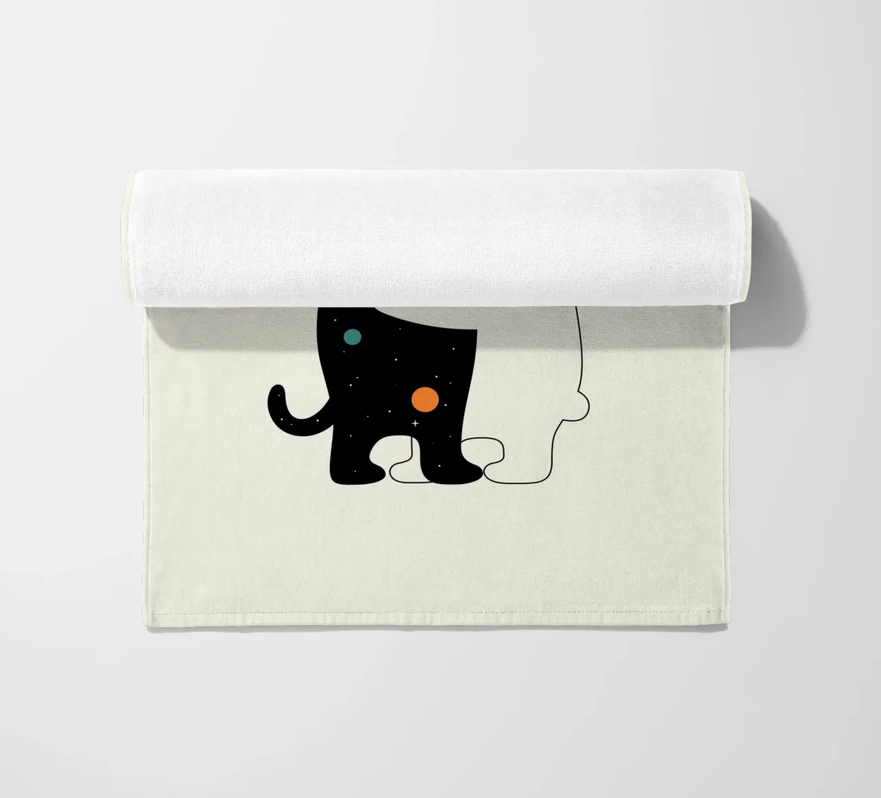 Universal Language beach towel by Andy Westface