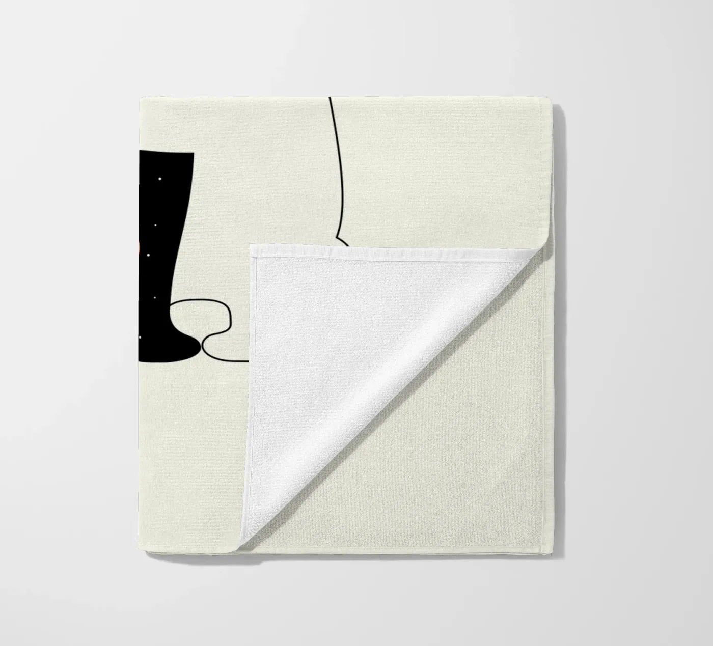 Universal Language strandhanddoek van Andy Westface