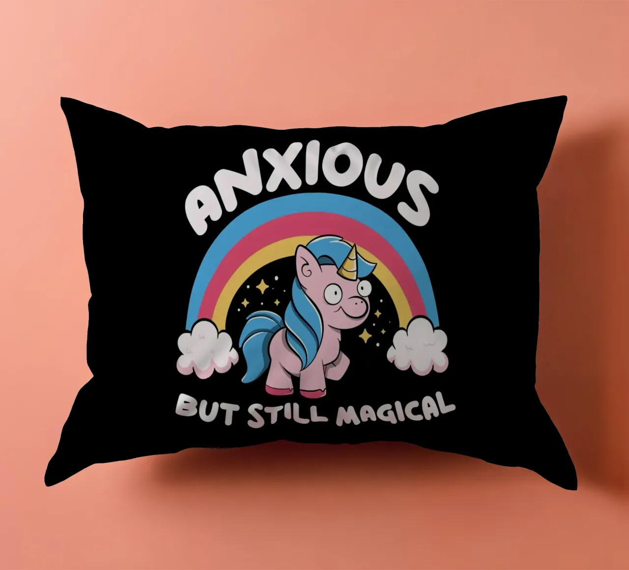 Anxious But Still Magical cuscino da Tobe Fonseca