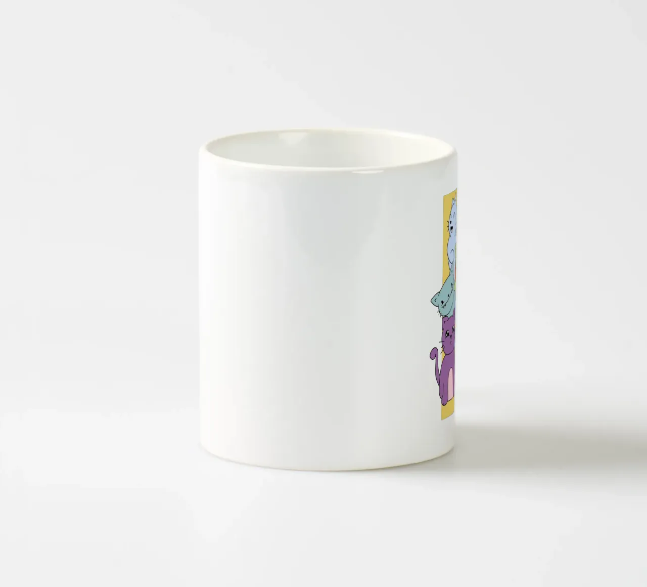 Cat Party tazza in ceramica da BAINAI