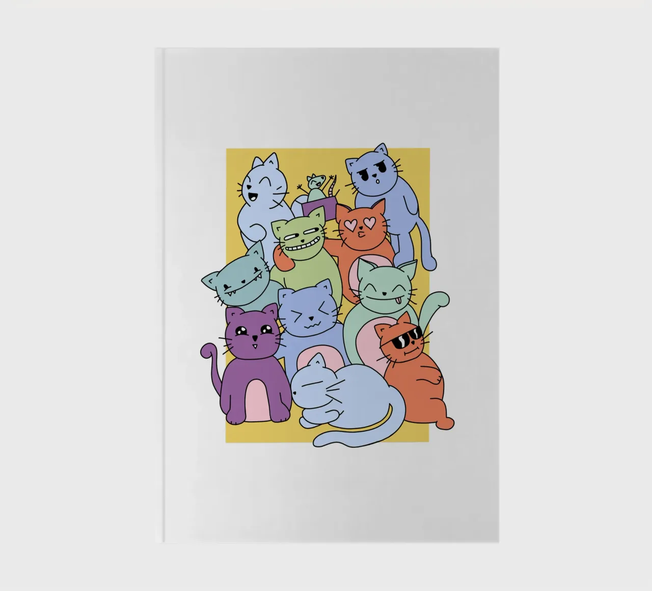 Cat Party notebook by BAINAI