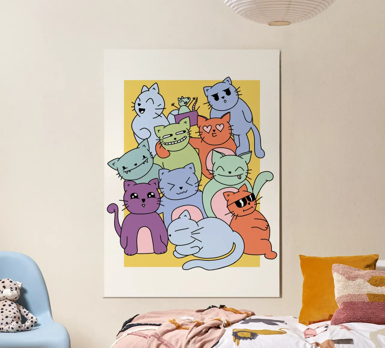 Cat Party poster da BAINAI