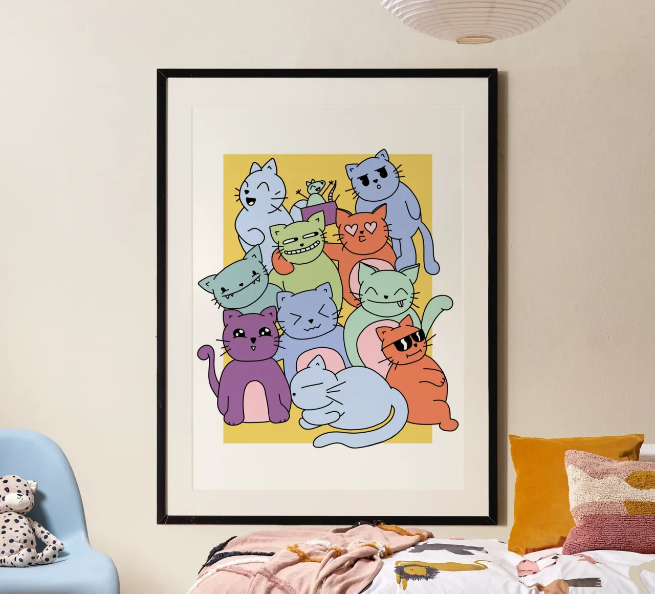 Cat Party poster da BAINAI