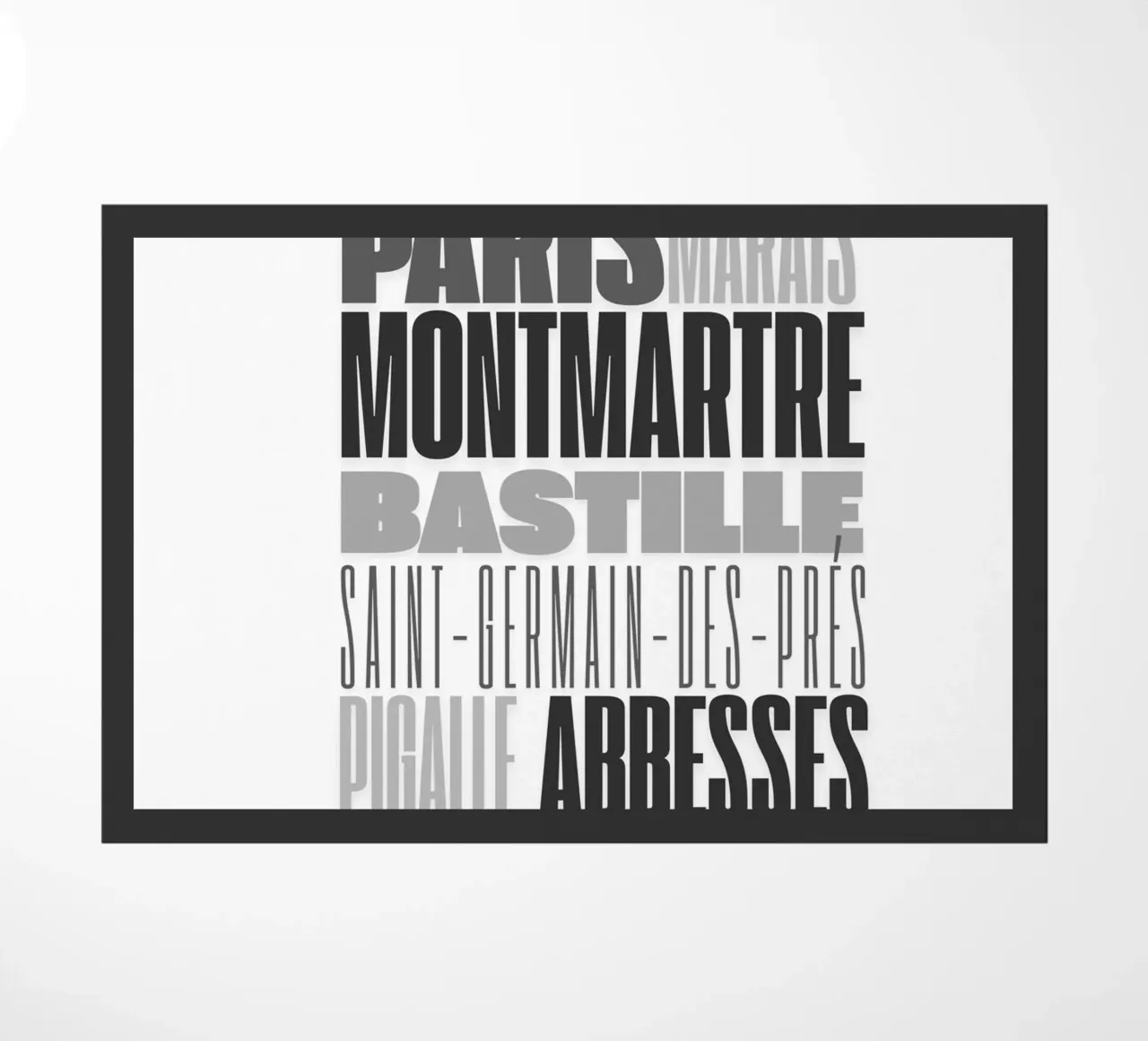 Paris deurmat van Magdalena Martin Photography