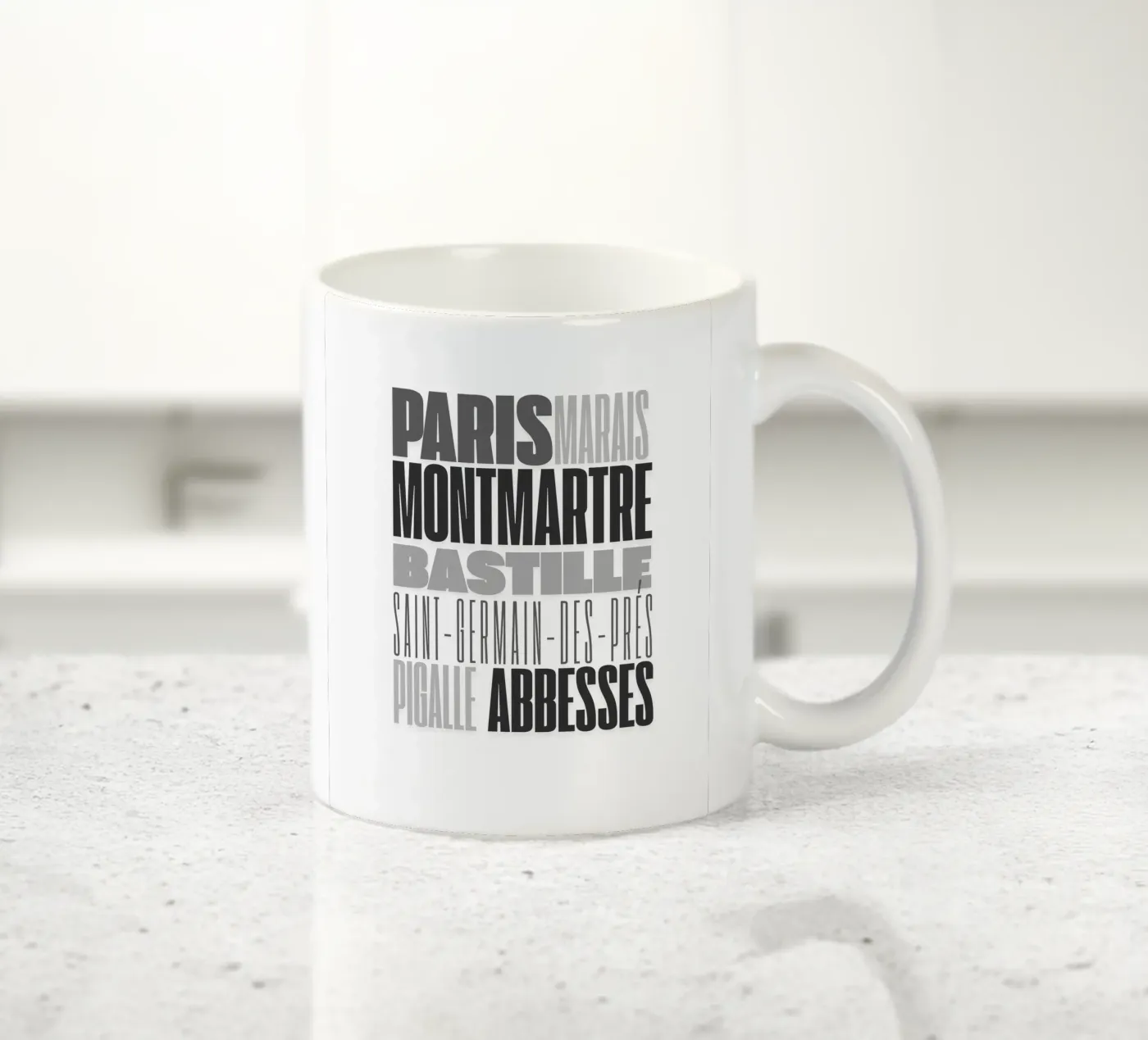 Paris ceramic mug by Magdalena Martin Photography