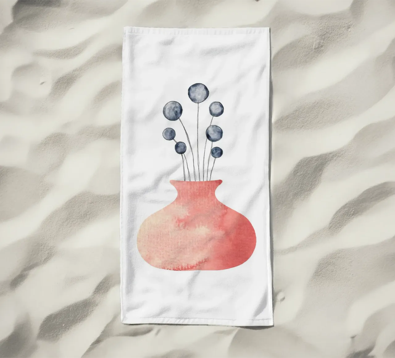 Wildblume in Vase telo mare da BAINAI