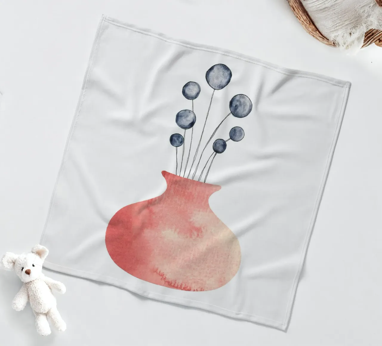 Wildblume in Vase coperta in pile da BAINAI