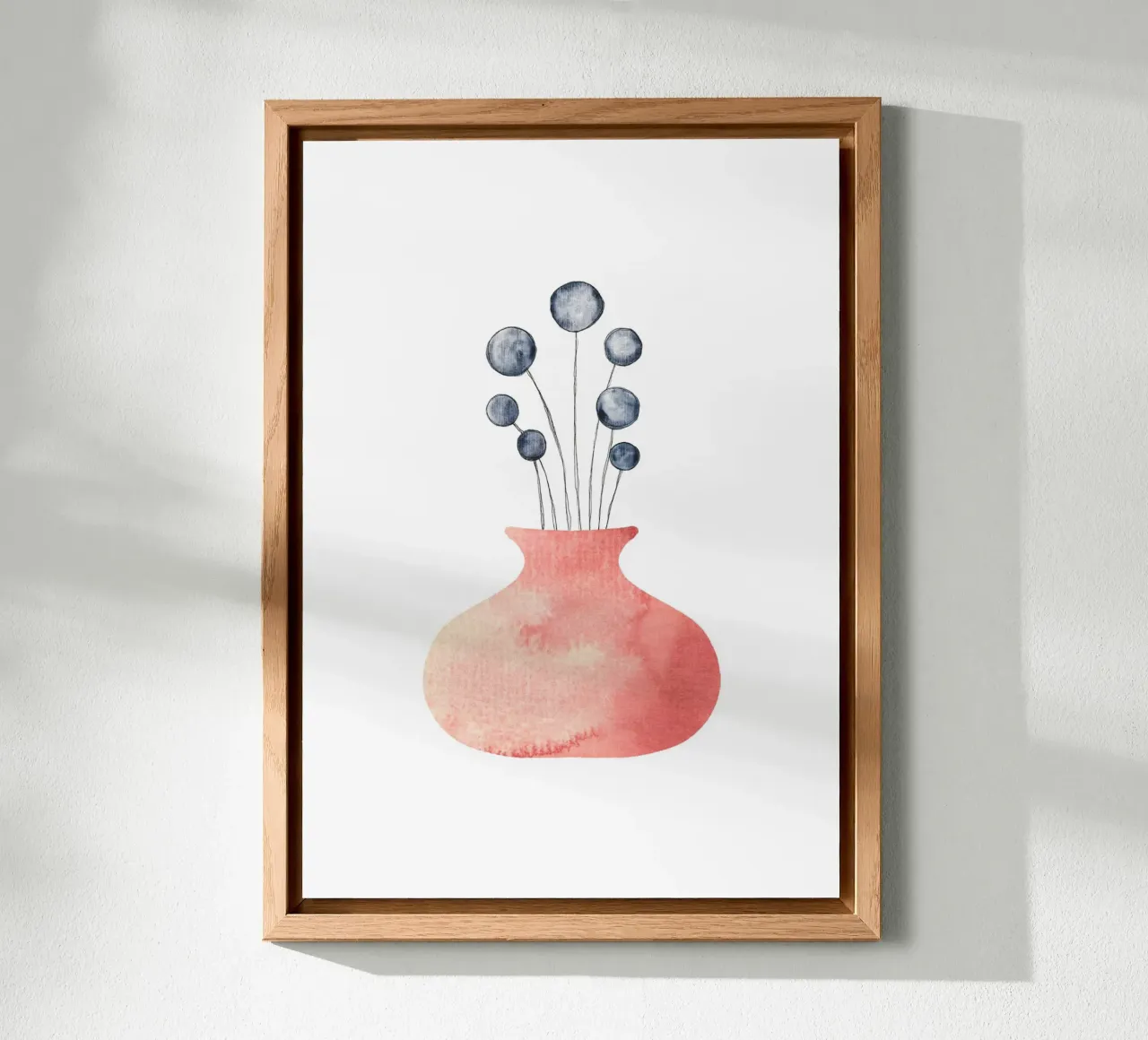 Wildblume in Vase alluminio dibond da BAINAI
