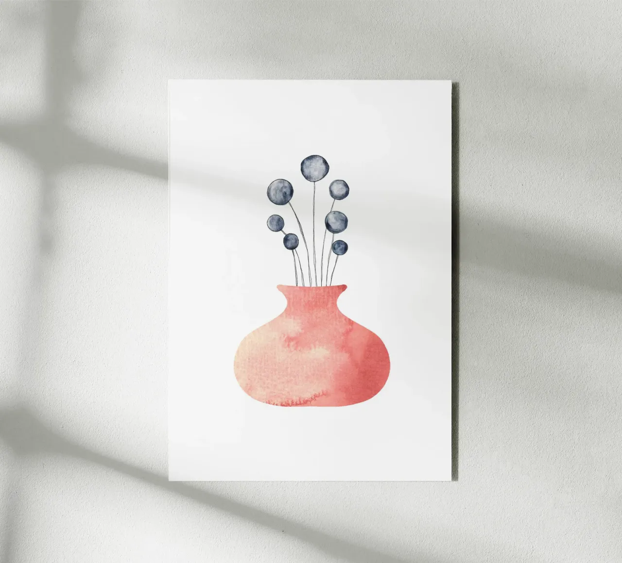 Wildblume in Vase alluminio dibond da BAINAI