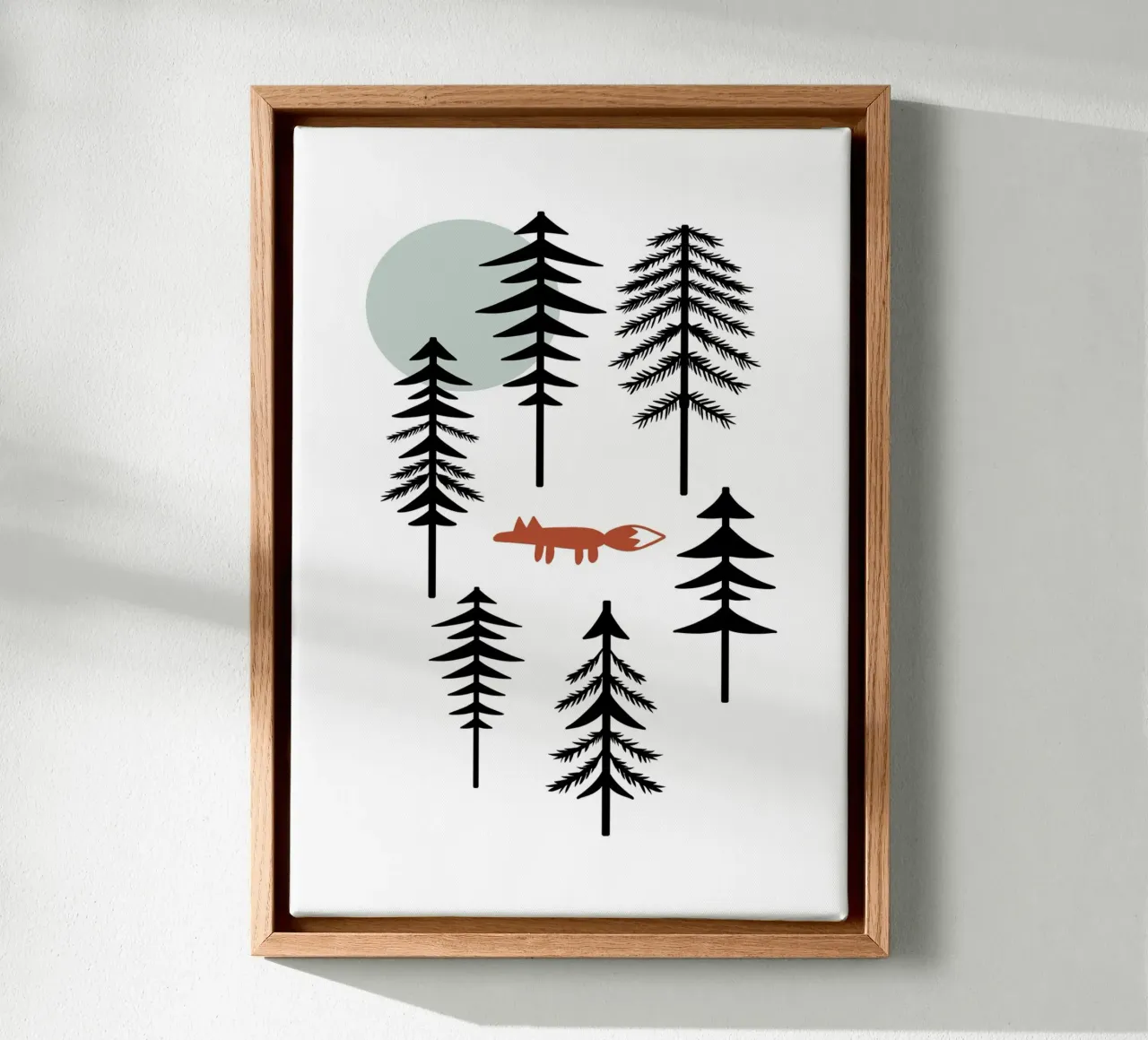Wald und Fuchs tela con Cornice a cassetta da BAINAI