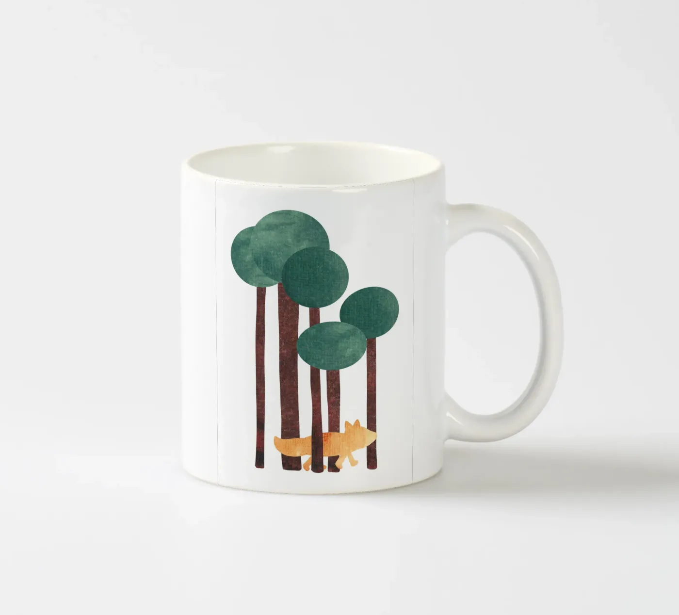 Fuchs im Wald ceramic mug by BAINAI