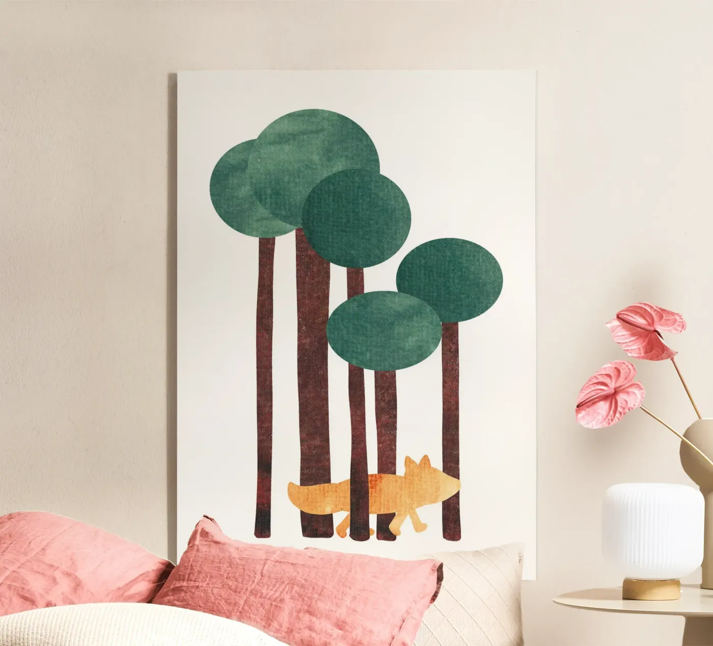 Fuchs im Wald Acryl-Glas von BAINAI