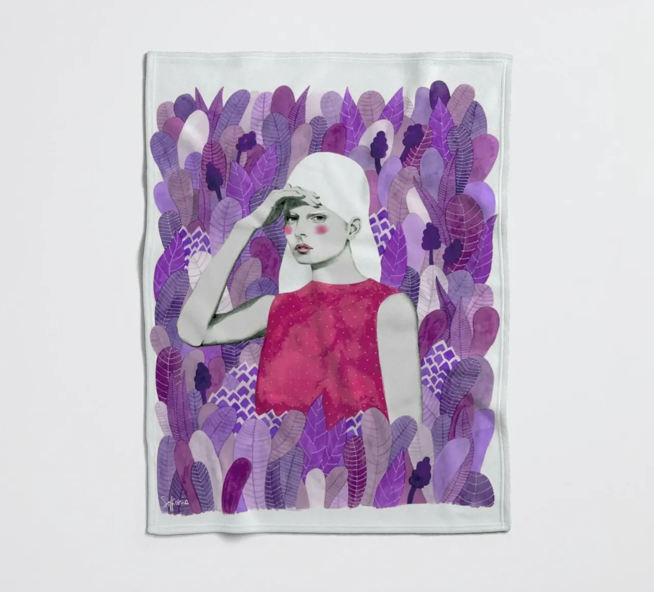 Dalila fleecedeken van Sofia Bonati