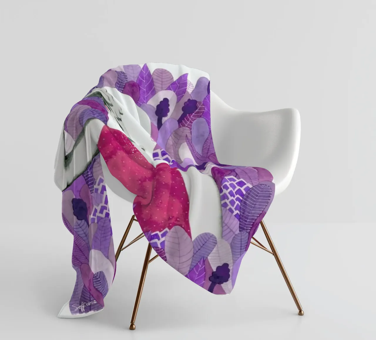 Dalila fleecedeken van Sofia Bonati