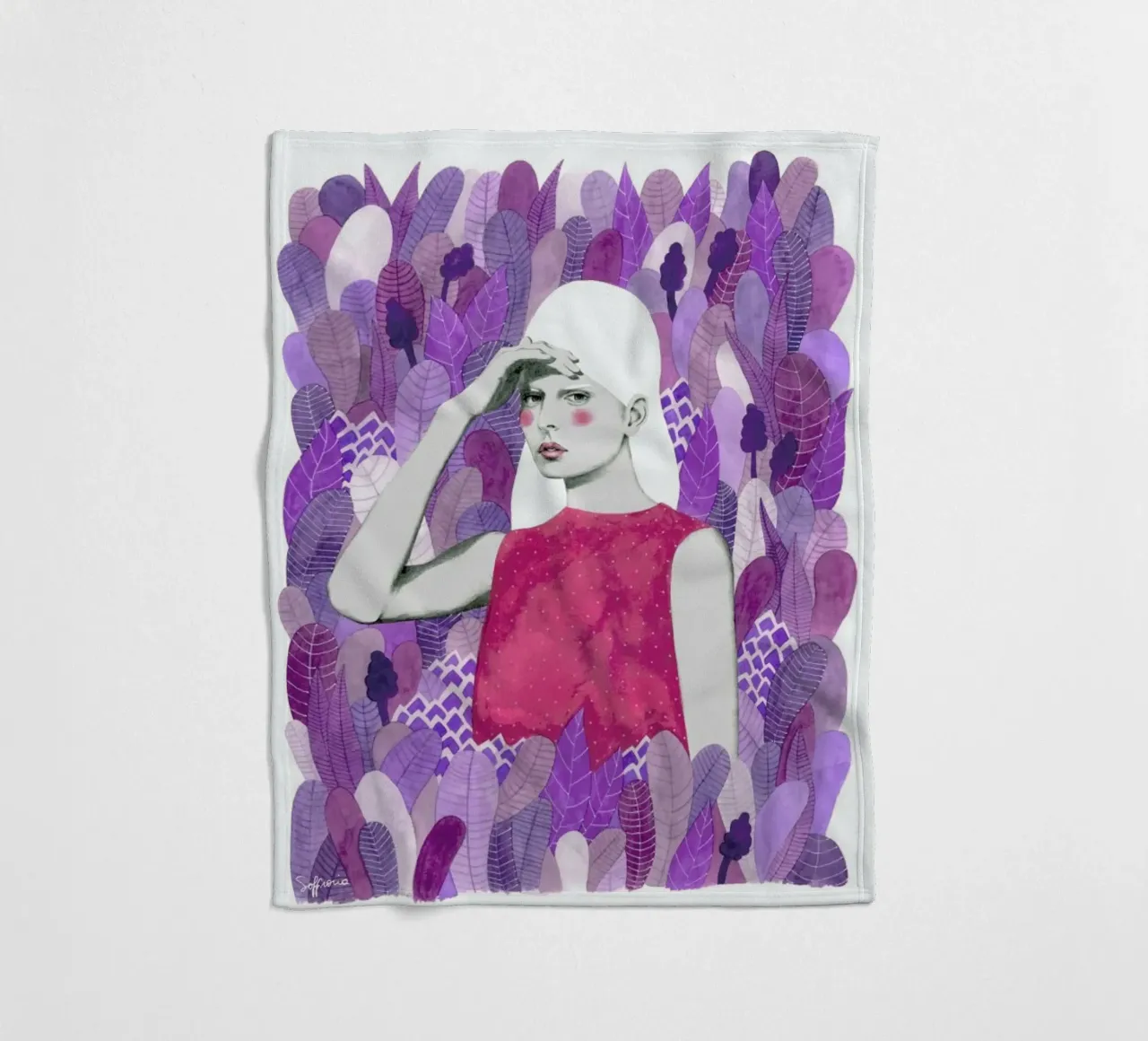 Dalila fleecedeken van Sofia Bonati