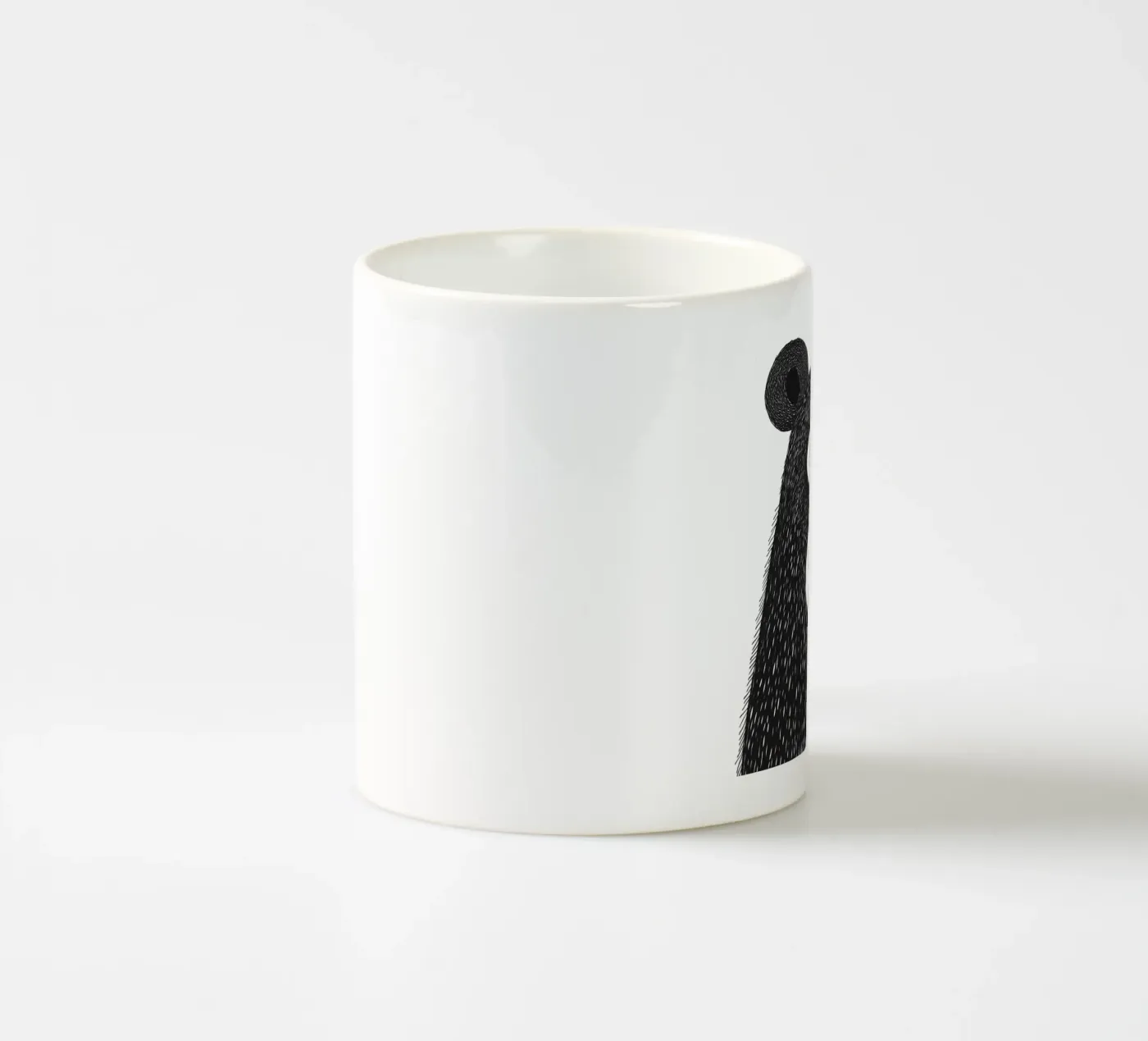 Friendly grumpy bear for children ceramic mug by Autofocus