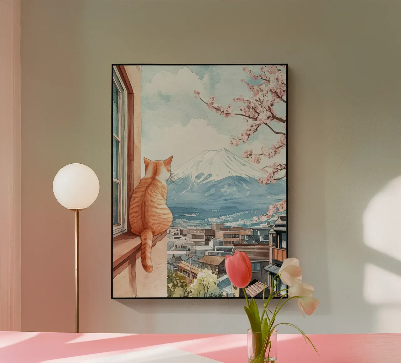 Cat's View of Fuji plexiglass da Sugoi
