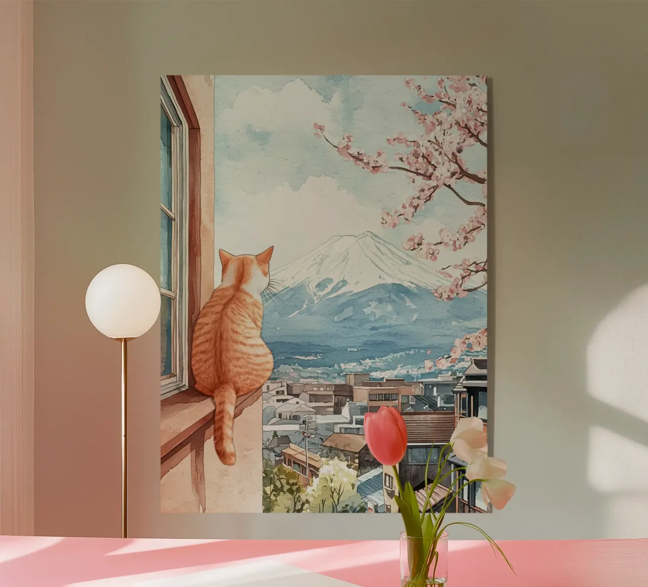 Cat's View of Fuji plexiglass da Sugoi