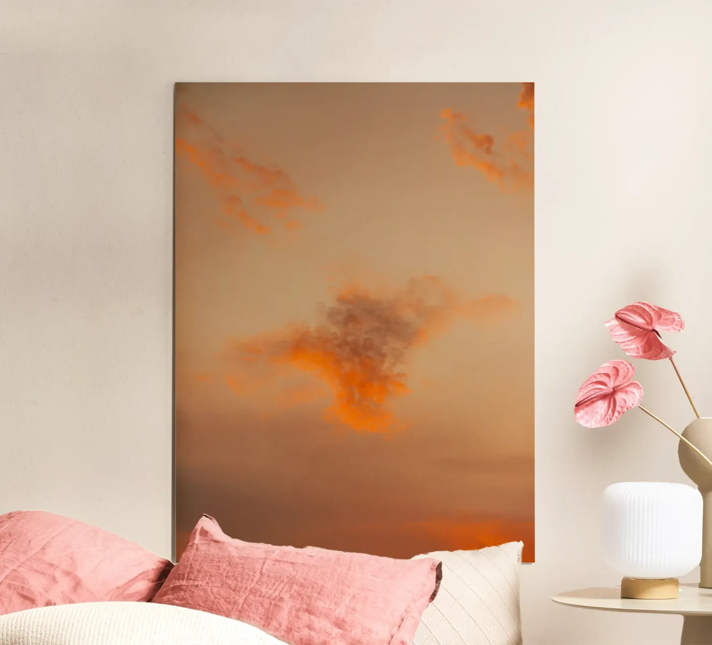 orange cloud poster by Fost