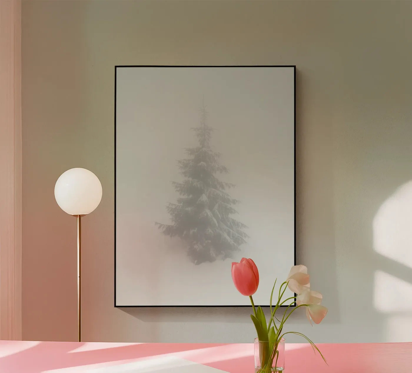 snow pine shadow plexiglass da Fost