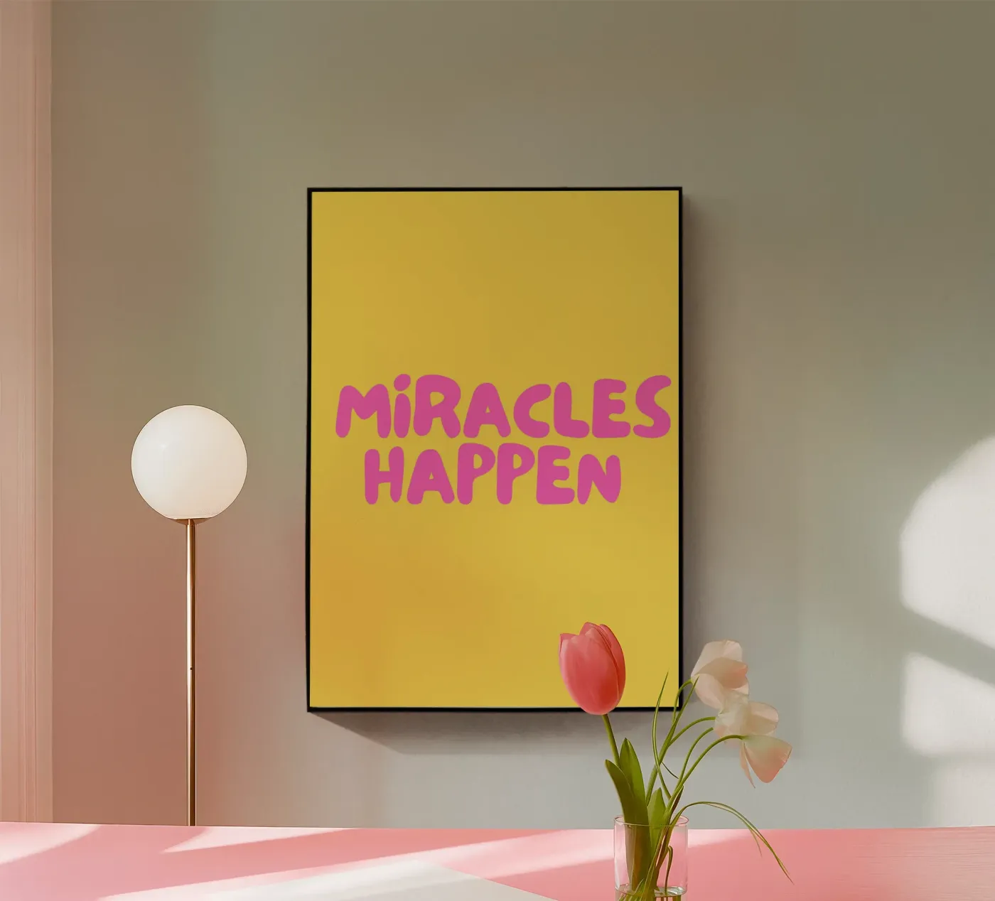 Miracles Happen plexiglass da Tabea Jule