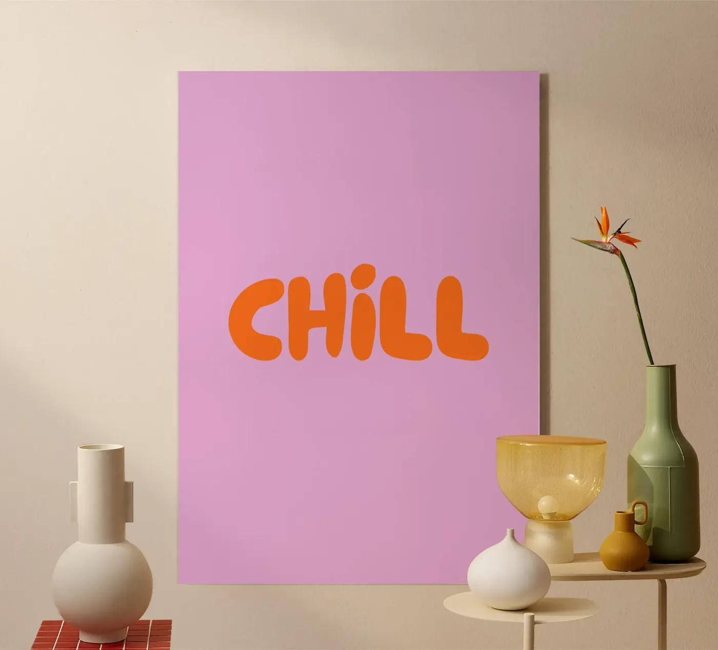 Chill Mal plexiglass da Tabea Jule