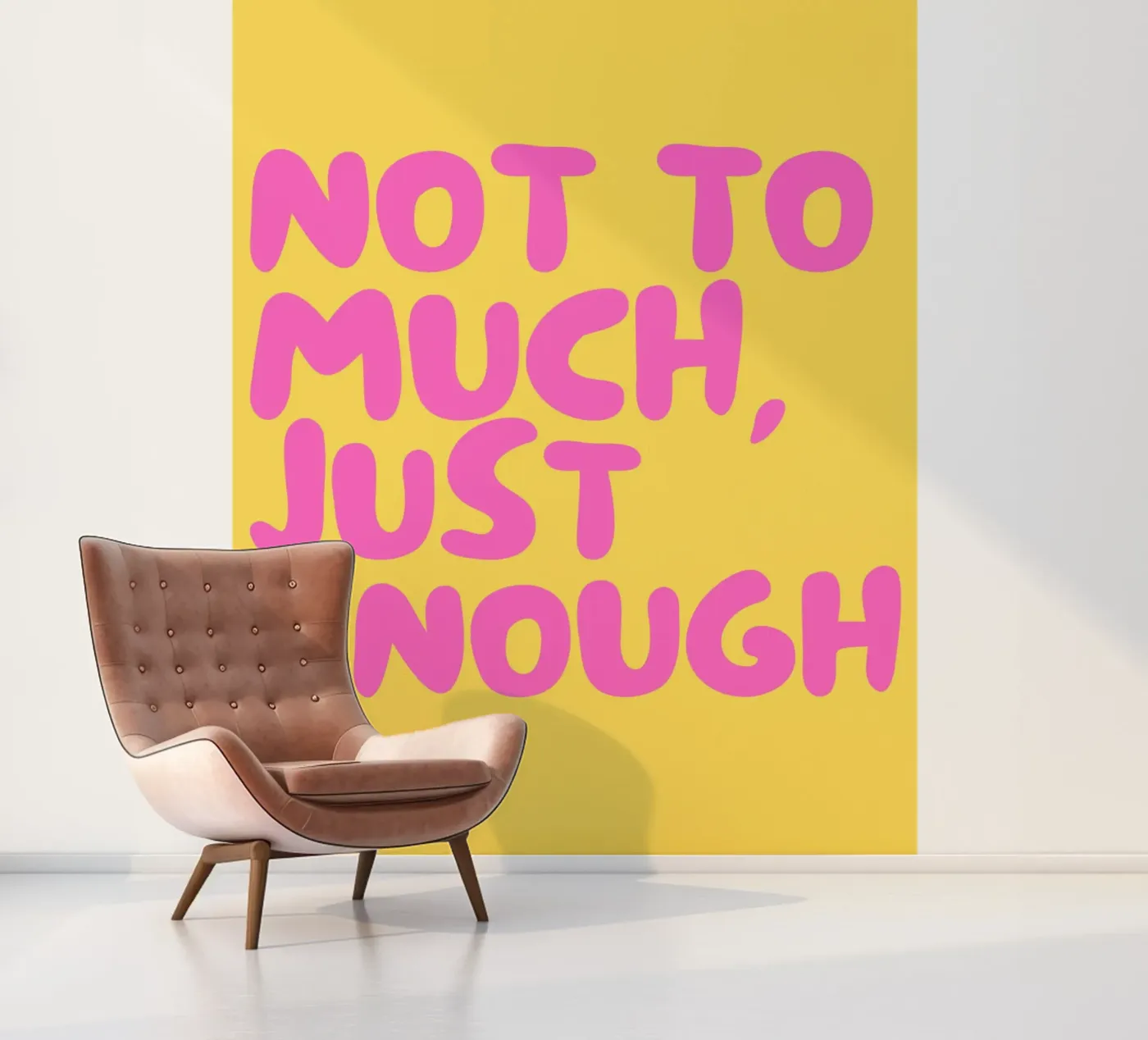 Enough fotobehang van Tabea Jule