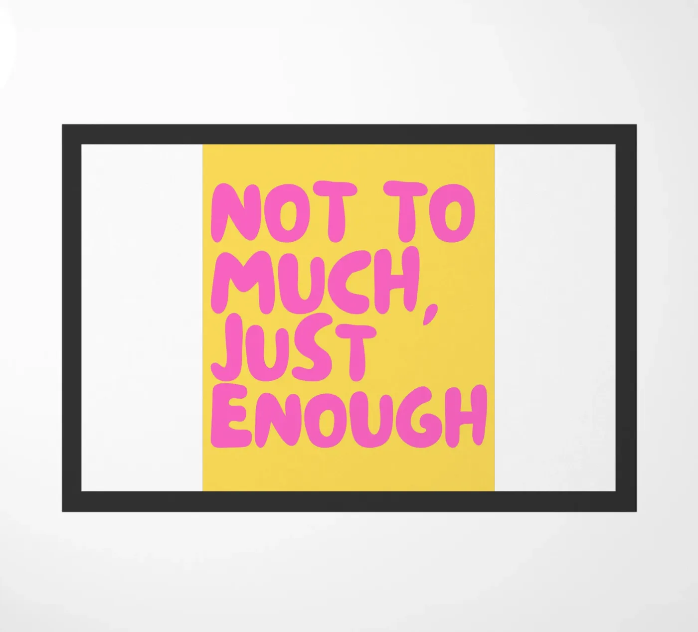 Enough deurmat van Tabea Jule