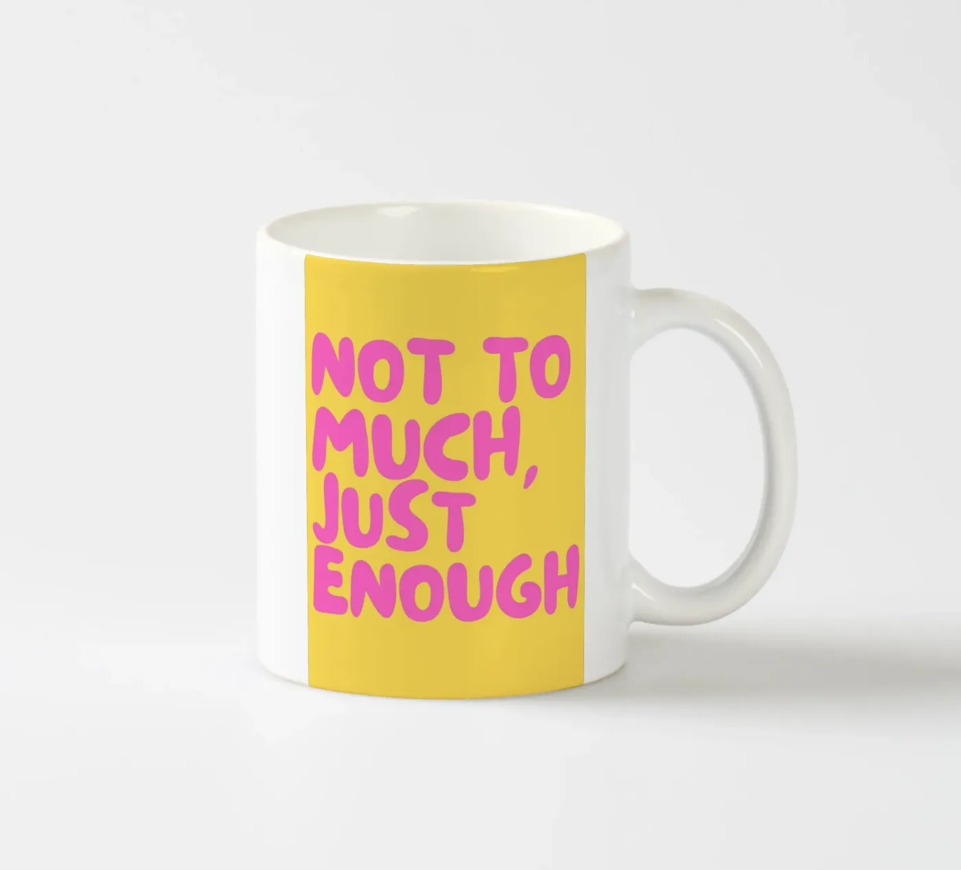 Enough ceramic mug by Tabea Jule