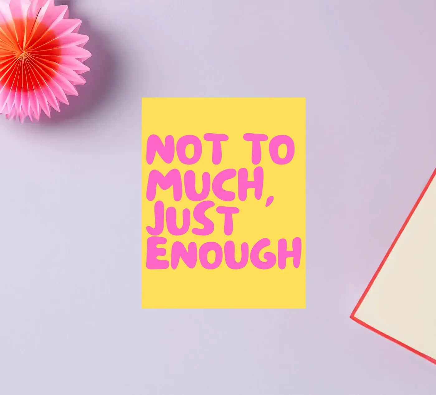 Enough sticker by Tabea Jule