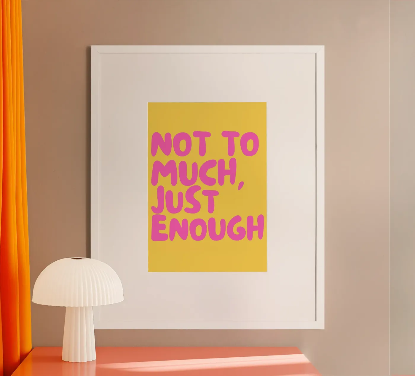 Enough Poster von Tabea Jule