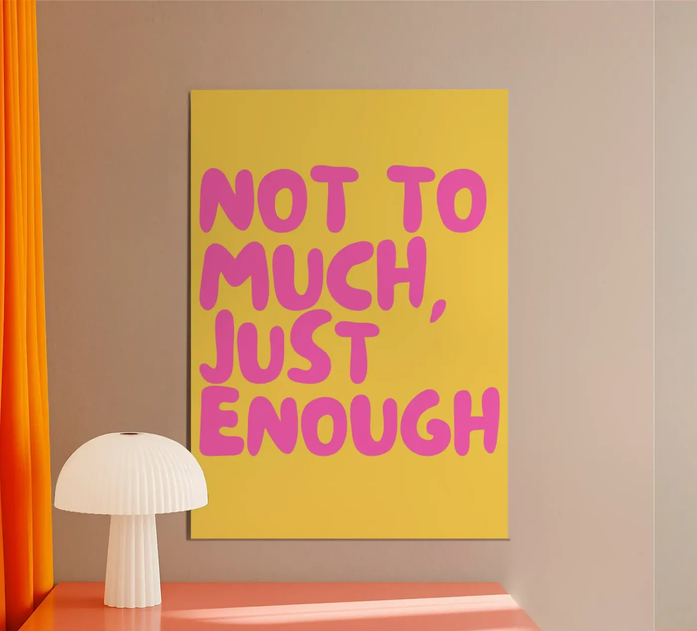 Enough Poster von Tabea Jule