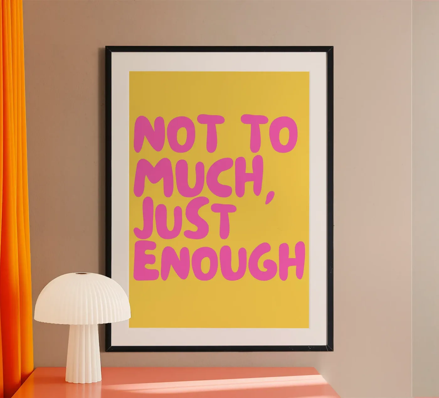 Enough Poster von Tabea Jule