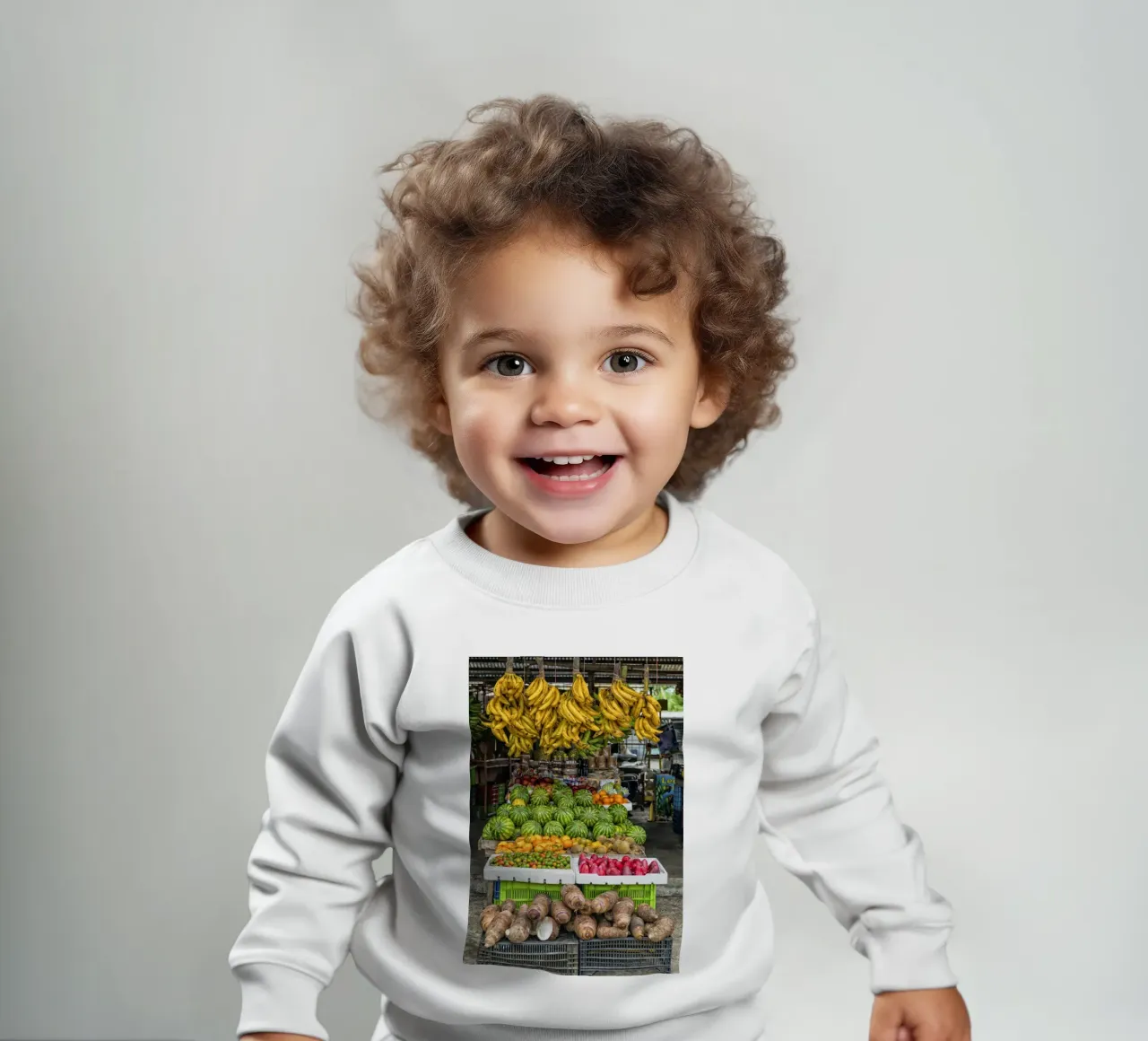 Banco di frutta felpa neonato da Curious Collections by Marielle Leenders