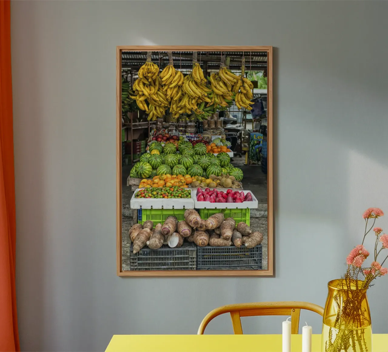 Banco di frutta alluminio dibond da Curious Collections by Marielle Leenders
